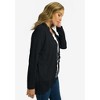 Jessica London Women's Plus Size Stretch Knit Lace Topper - 4 of 4
