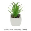 Unique Bargains Artificial Plants Ceramic Pot Plastic 2.01"x2.01"x2.95" 1 Pc - 3 of 4