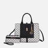 MKF Collection Yuliana Circular M emblem Print Satchel Bag with Wallet by Mia K - 2 of 4