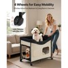 VEVOR Elevated Lounge Pet Bed, Foldable Bunk Dog Bed with 600D Oxford Cloth and Dutch Velvet, Portable Raised Cot, L, Beige - 3 of 4