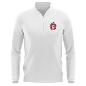 Men's The University of South Dakota Adult Active Sport 1/4 Zip Pullover Left Chest Logo - 1 of 4