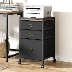 Drawer Mobile File Cabinet, Rolling Printer Stand, Vertical Filing Cabinet - 1 of 4