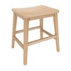 Plank+Beam 18" Solid Wood Smythe Dining Table Height Stool - 2 of 4