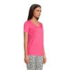 Lands' End Women's Relaxed Supima Cotton V-Neck T-Shirt - 4 of 4