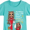 Girls' - LOL Surprise! - Extra w/ a Side of Swag Fitted Short Sleeve Graphic T-Shirt - 2 of 4