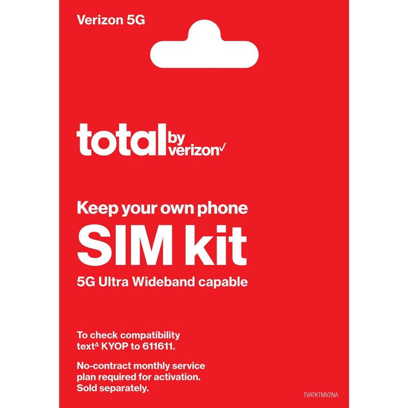 Total by Verizon Starter SIM Kit, 1 of 5