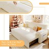 AMERLIFE 2 in 1 Pull Out Sofa Bed with Storage Chaise - 4 of 4