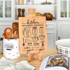 The Lakeside Collection Cookbook Holder with Measurement Conversion Chart Farmhouse Decor - 4 of 4