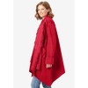 Woman Within Plus Size Fringed Shawl Collar Fleece Jacket - 4 of 4