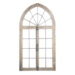 59 5 Metal Wooden Gate Decorative Wall Art Stylecraft Target
