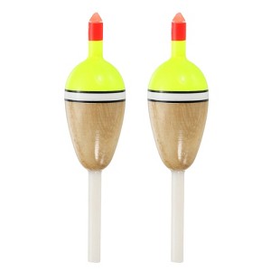 Unique Bargains Plastics Oval Bobber Gear Fishing Floats Rigs 2 Pcs - 1 of 4