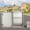 VEVOR NEMA Steel Enclosure, 24 x 16 x 9'' NEMA 4X Fiberglass Electrical Box, IP66 Waterproof & Dustproof,with Mounting Plate(60x40x23cm), Light Gray - 2 of 4