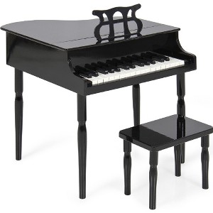 Best Choice Products Kids Classic 30-Key Mini Piano w/ Lid, Bench, Folding Music Rack, Song Book, Stickers - 1 of 4