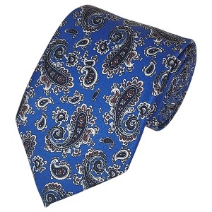 Men's Paisley Printed Design 100% Micro Fiber 3.25" W x 58" L Necktie - 1 of 3