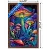 Trends International Simonetta Zambelli - Psychedelic Mushrooms Framed Wall Poster Prints - 3 of 4