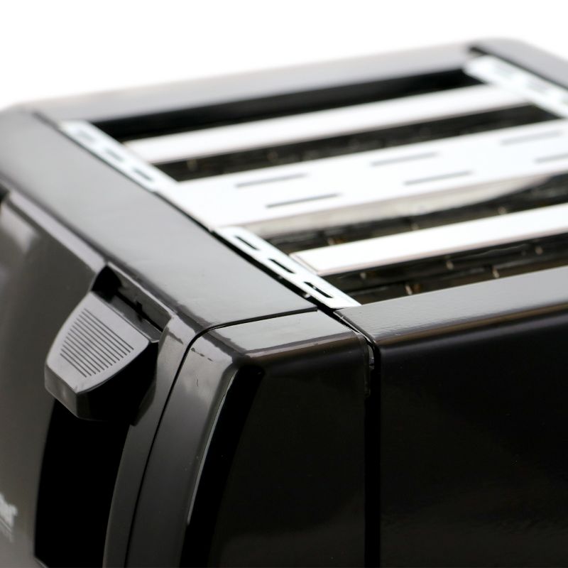Better Chef 4 Slice Dual-Control Black Toaster, 4 of 6