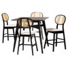 Baxton Studio Darrion Mid-Century Modern Wood 5-Piece Pub Set - 2 of 4