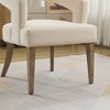 CAVINAS Wide Modern Barrel Accent Chair Upholstered Armchair,Living Room Leisure Chair,Velvet Lounge Chair for Club,Kitchen&Living Room - 4 of 4
