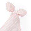 Hope & Henry Girls'  Cotton Bow Shoulder Swing Dress, Kids - 3 of 4