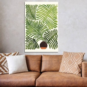 iCanvas Summer Fern by Modern Tropical Canvas Print Wall Art - 1 of 3