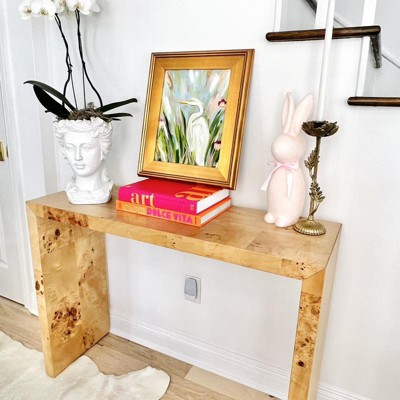 Ogden Burled Wood Console Table - Threshold™ Designed With Studio Mcgee ...