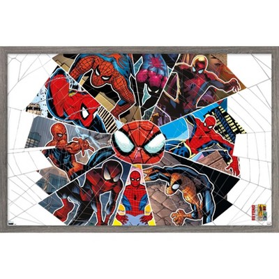 Trends International Marvel Comics Spider-Man: Beyond Amazing - Spider-Verse Framed Wall Poster Prints