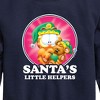 Boys' - Garfield - Santas Little Helpers Graphic Long Sleeve Fleece Sweatshirt - 2 of 4