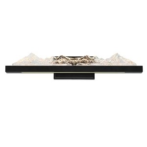 CWI Lighting Himalayas Integrated LED Black Vanity Light - 1 of 4