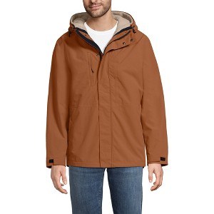 Lands' End Men's Squall 3 in 1 High Pile Lined Jacket - 1 of 4