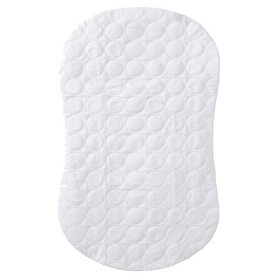 HALO Bassinest Swivel Sleeper Waterproof Mattress Pad – Quilted White