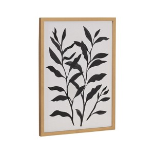 Kate & Laurel All Things Decor 12"x16" Gallery Modern Botanical Matisse Inspired Silhouette Print by The Creative Bunch Studio Gold - 1 of 4