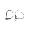 John Bead Must Have Findings Metal Silver 15mm Ear Wire Leverback for Jewelry Making Findings, 12 Pieces - 2 of 4