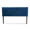 Felix Velvet Fabric Upholstered Headboard - Baxton Studio - image 2 of 4