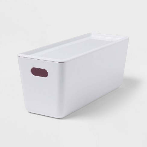 5L Stacking Bin with Lid White - Brightroom™