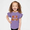The Juniper Shop Hip Hop Bunny With Glasses Toddler Flutter Sleeve Tee - 2 of 2