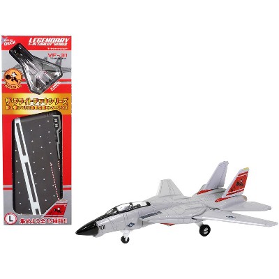 Grumman F-14A Tomcat Fighter Aircraft "VF-31 Tomcatters" (CVN-65) Aircraft Carrier Deck 1/200 Diecast Model by Forces of Valor