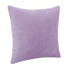 20" X 20" Purple 100% Cotton Zippered Pillow - 4 of 4