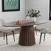 Lirago dinning table set of 4 67"L*33.5"W*30"H- Walnut - 4 of 4