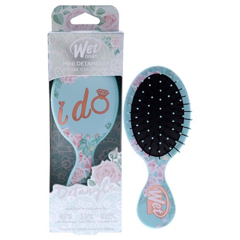 Wet Brush Mini Detangler Hair Brush For Less Pain, Effort And Breakage -  Solid Sky Blue : Target
