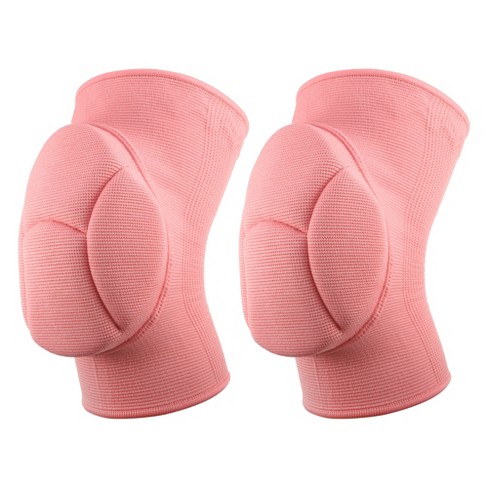 Unique Bargains Sporting Protective Knee Pad Breathable Flexible Knee  Support Compression Sleeve Brace For Football Volleyball 1 Pair Pink S :  Target