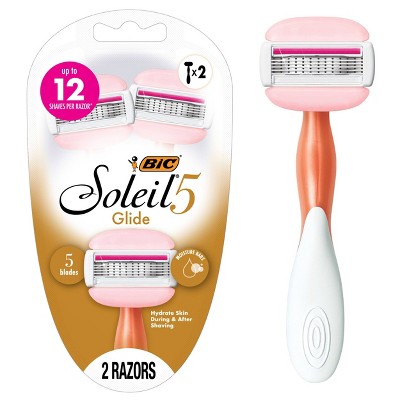 BiC Soleil Glide 5-Blade Women's Disposable Razors - 2ct
