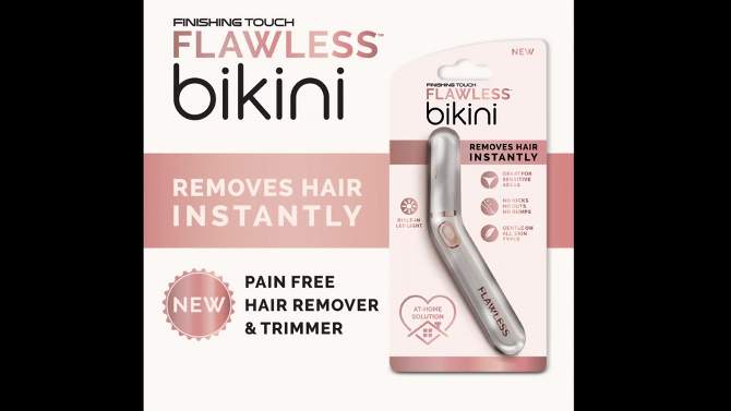 Finishing Touch Flawless Bikini Shaver and Trimmer Hair Removal Device, 2 of 13, play video