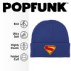 Superman 2025 Shield Embroidery Knit Beanie for Men and Women, Royal - 2 of 4