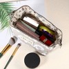 Unique Bargains Women's Travel Makeup Bag Khaki 1 Pc - 4 of 4