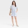 Women's Short Sleeve Eyelet Mini Skater Dress - Universal Thread™ - 3 of 3