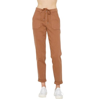 Women's High Waist Gart Dyed Cuffed Jogger - Judy Blue