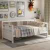 NicBex Twin Size Daybed, Wooden Day Bed with 4 Support Legs, Sofa Bed Frame with Bottom storage - 2 of 4