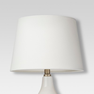 Small Linen Lamp Shade Shell - Threshold&trade;: Drum Style for Home Office, No Assembly Required