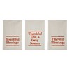 Harvest Blessings Tea Towel Set of 3 19x28 VHC Brand - 3 of 4