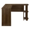 Monarch Specialties Computer Desk Home Office Corner Storage Shelves 48InchL L Shape Work Laptop Laminate Brown Contemporary Modern - 3 of 4